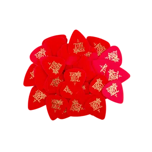 Thin Red Cellulose Picks, bag of 144