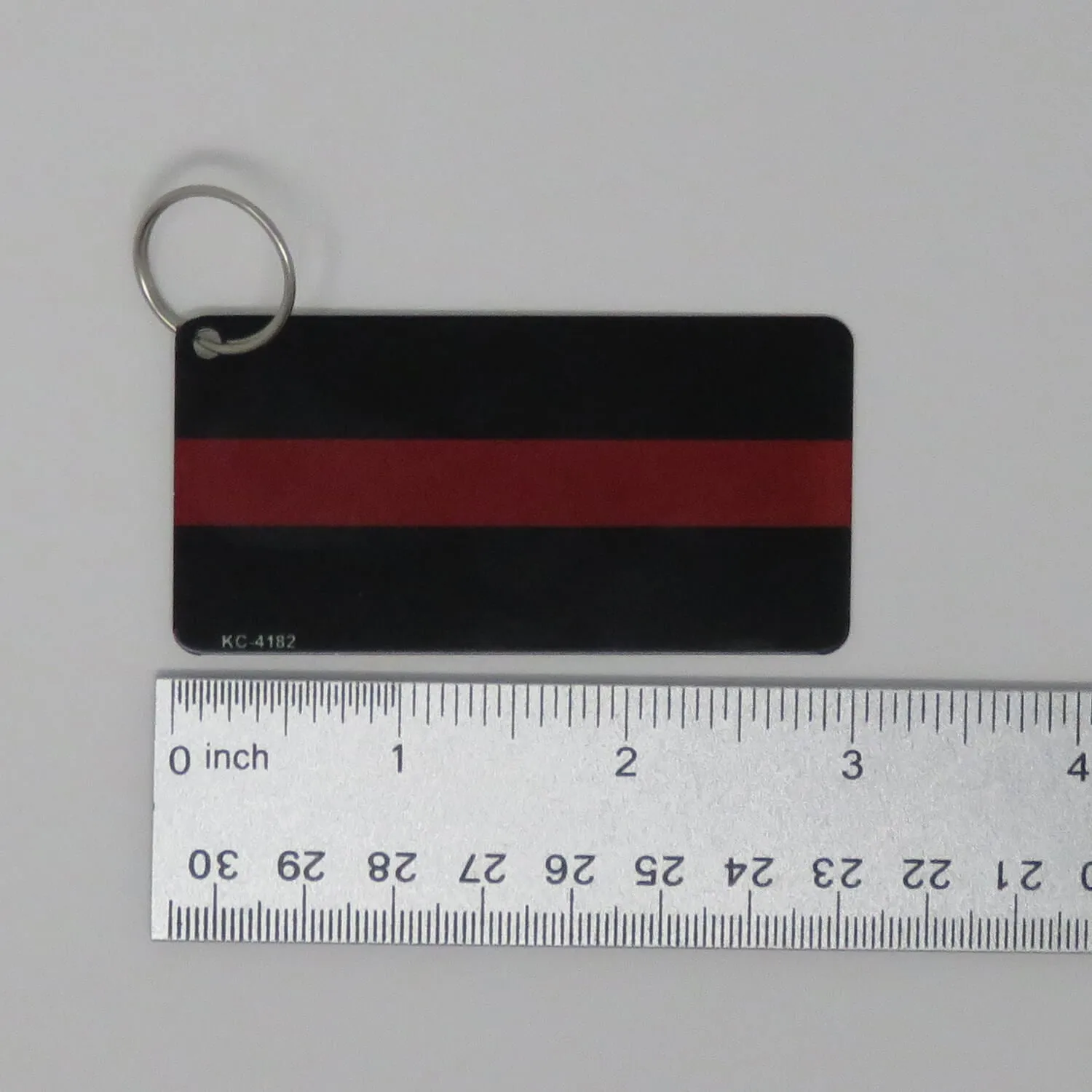 Thin Red Line Key Chain