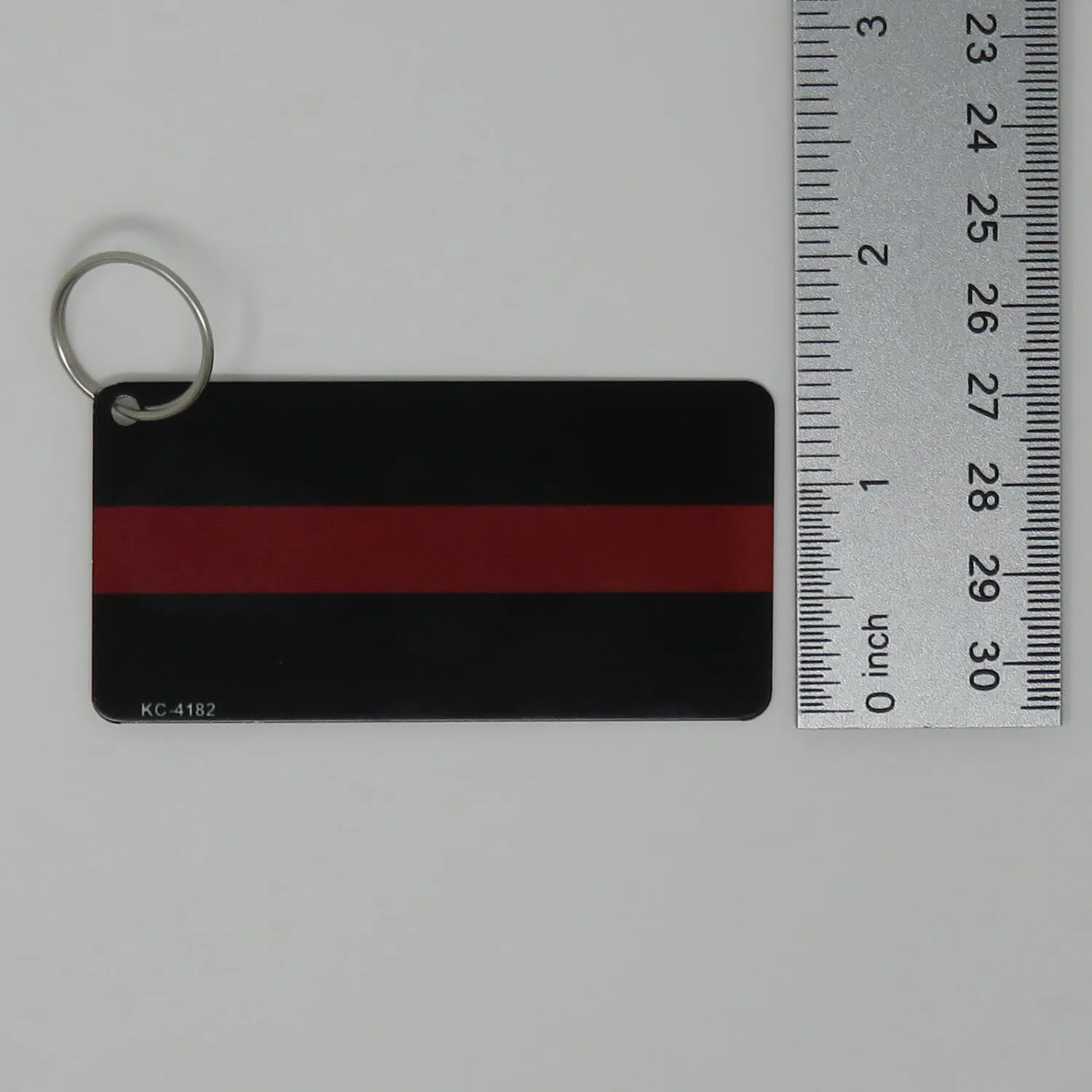Thin Red Line Key Chain