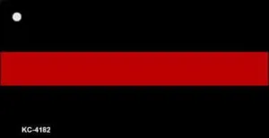 Thin Red Line Key Chain