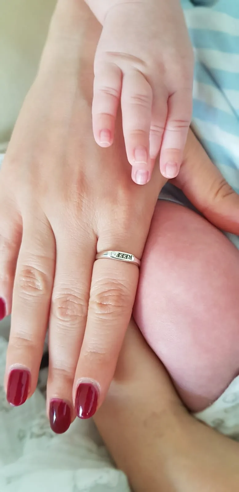 Thin signet ring