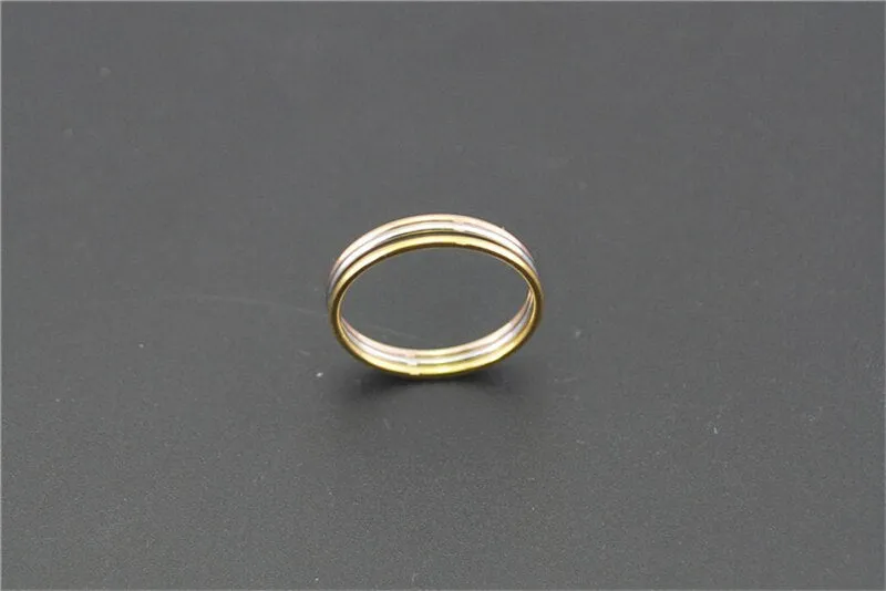 Thin Three Circle Ring