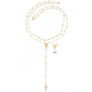 Thin Traditional Rosary Necklace