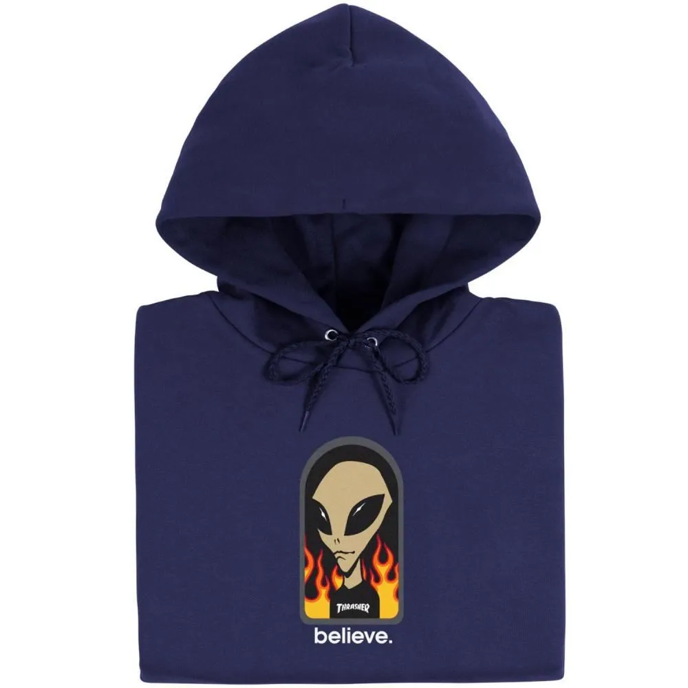 Thrasher Hoody THR X AWS Believe - Navy