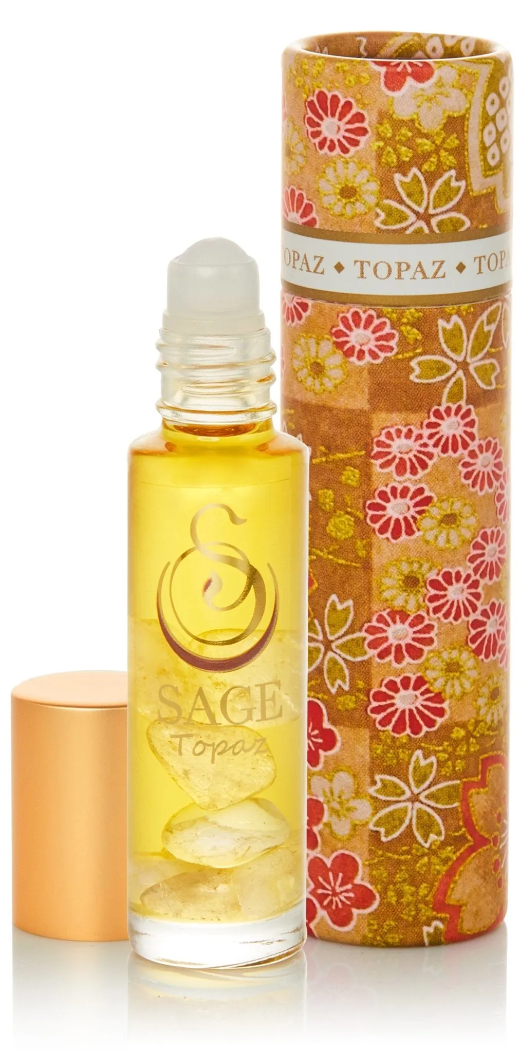 Topaz 1/4 oz Gemstone Perfume Oil Concentrate Roll-On by Sage