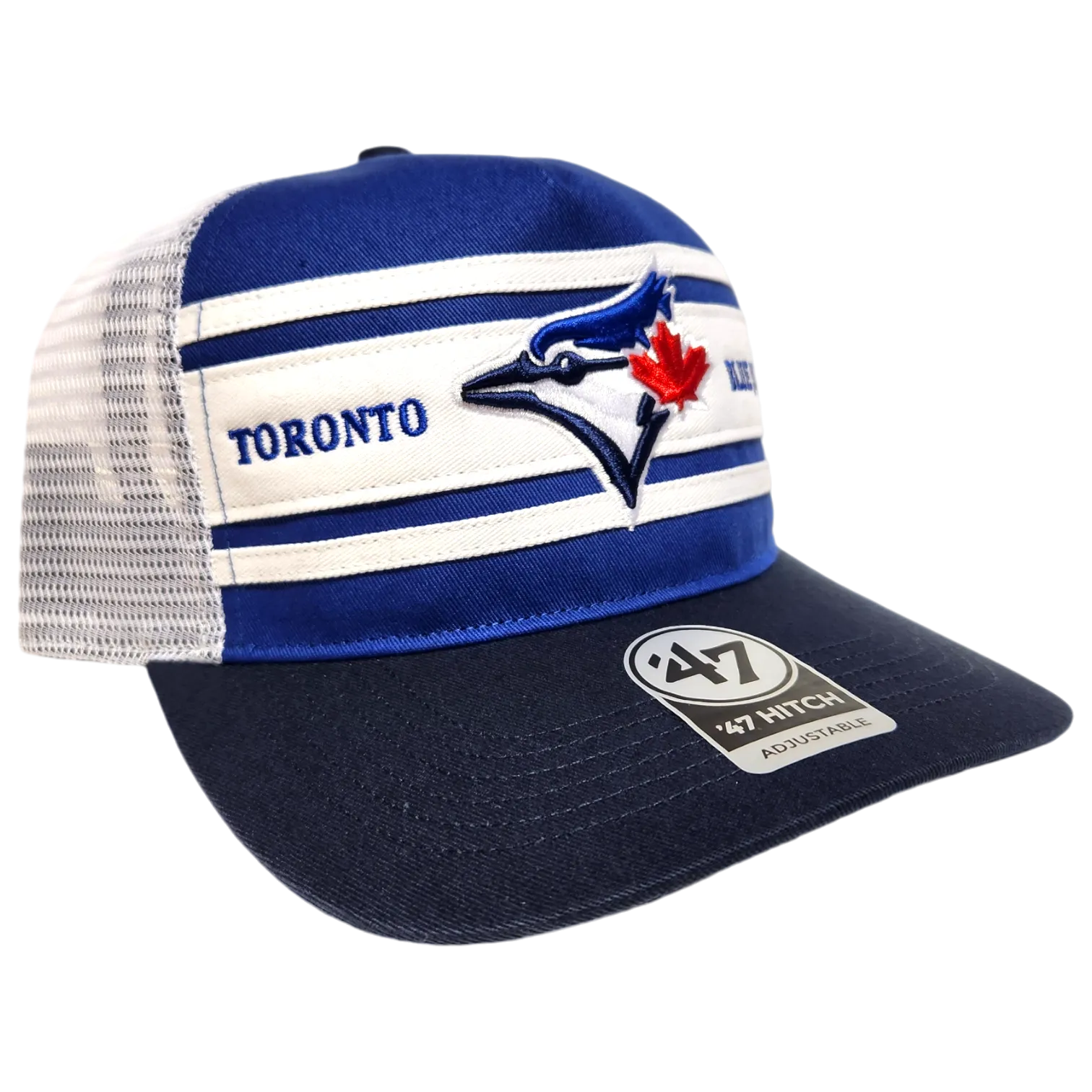 Toronto Blue Jays '47 Double Header Super Stripe Trucker