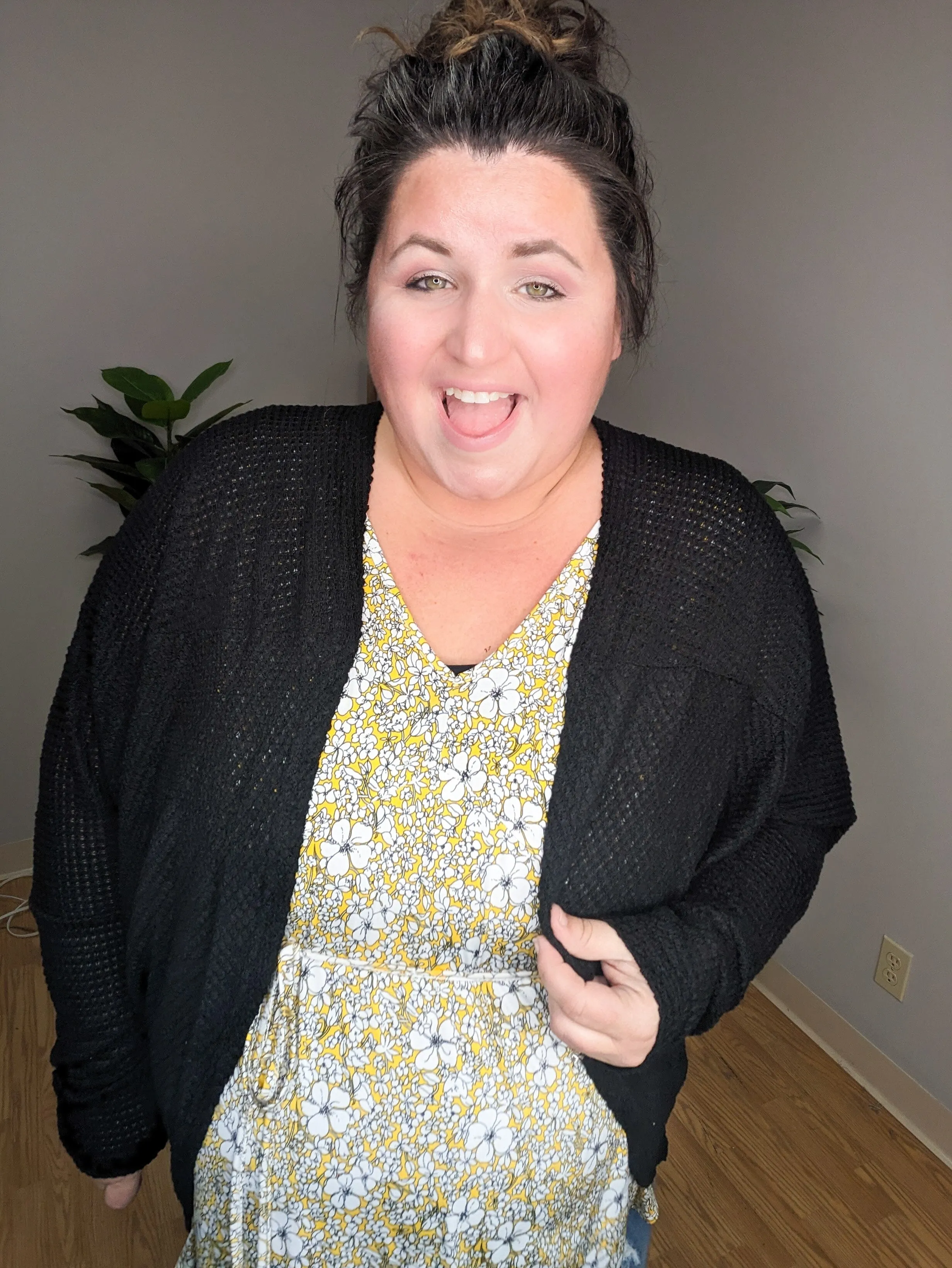 Transformation Complete Waffle Cocoon Cardigan (many colors)