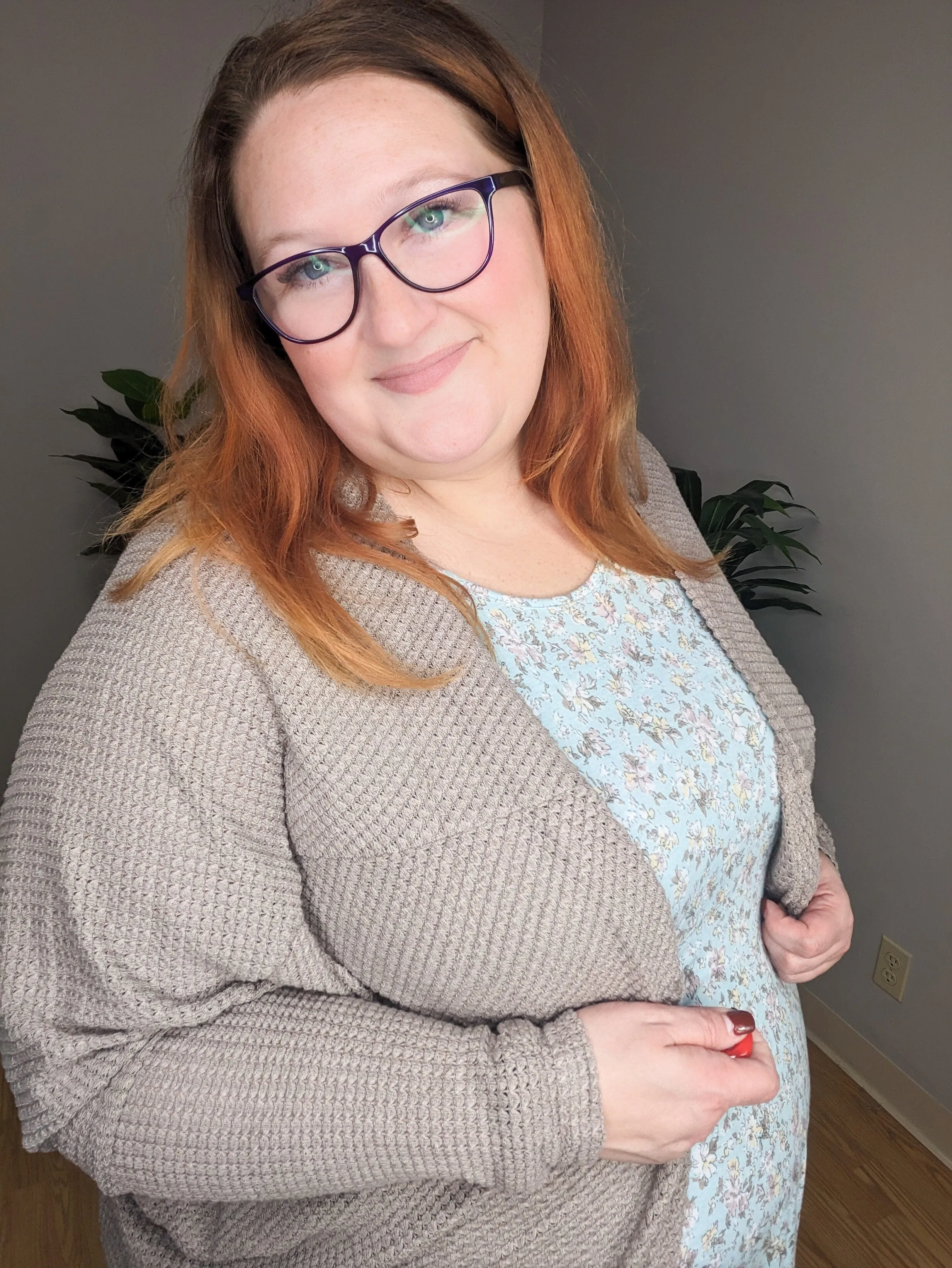 Transformation Complete Waffle Cocoon Cardigan (many colors)