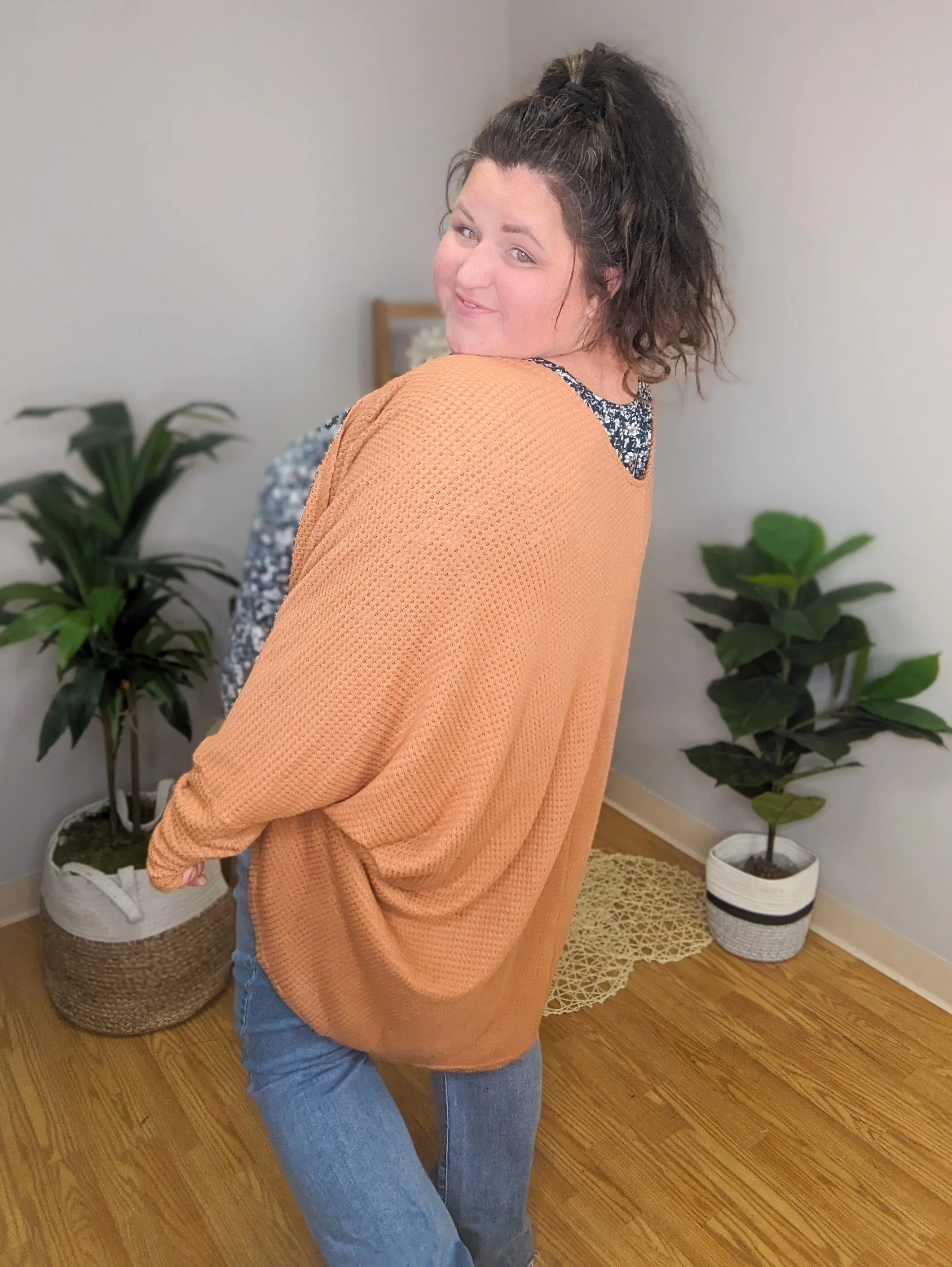 Transformation Complete Waffle Cocoon Cardigan (many colors)