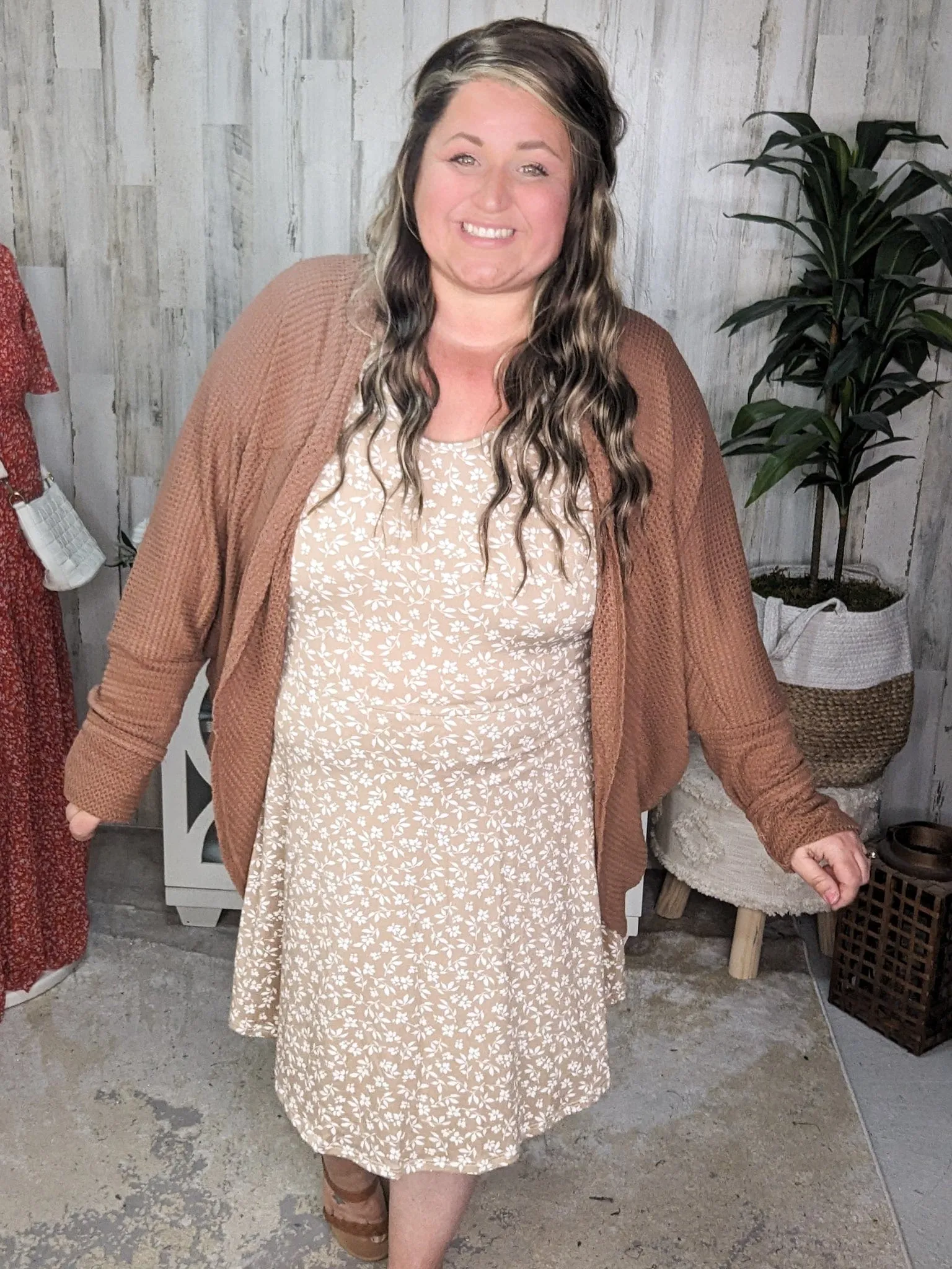 Transformation Complete Waffle Cocoon Cardigan (many colors)