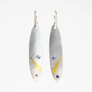Treescape with Gold Earrings