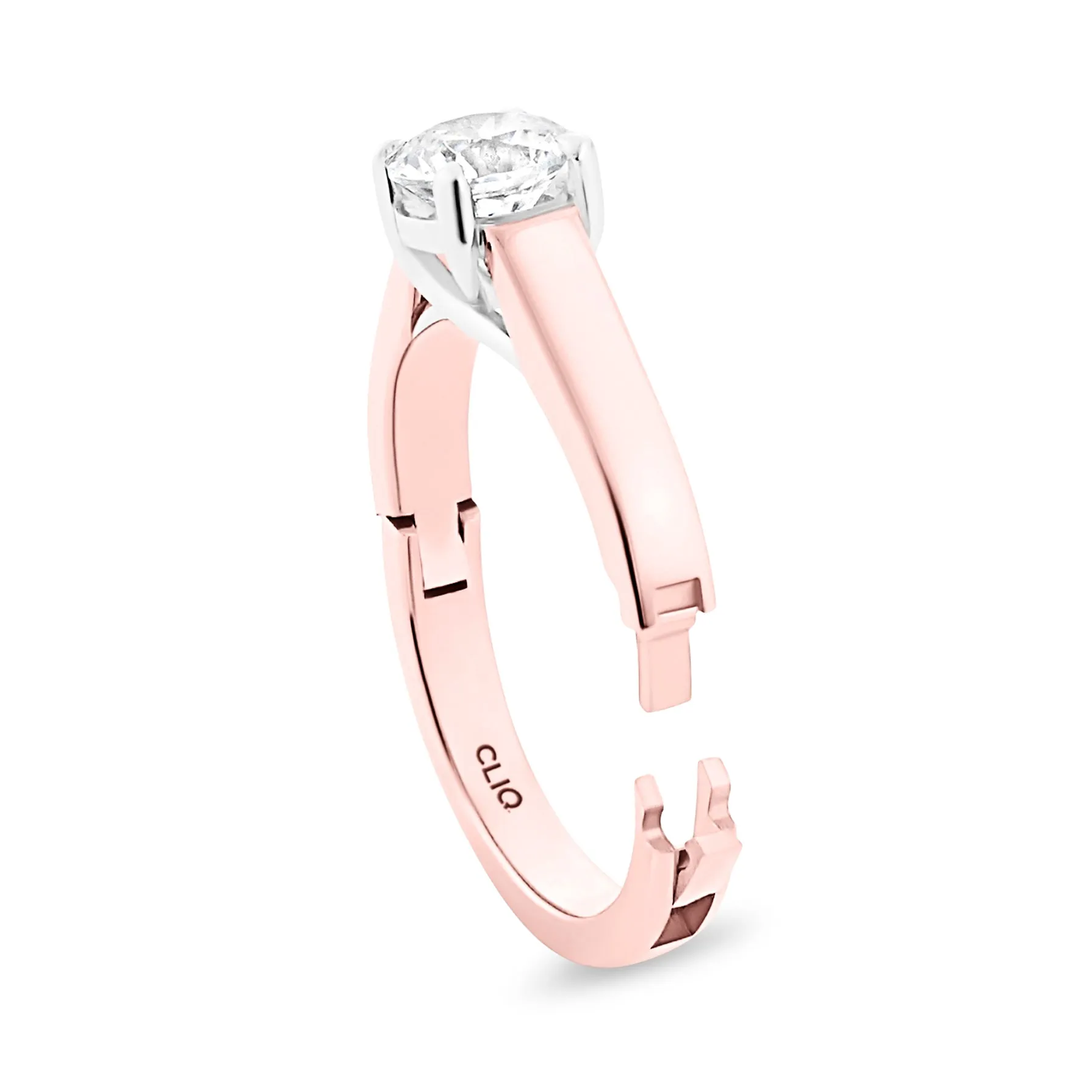 Trellis Solitaire Engagement Ring