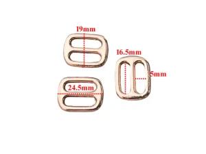 Tri-Glide rounded - 15mm - Rose Gold