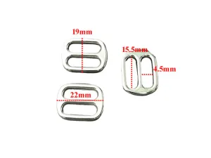 Tri-Glide rounded - 15mm - Silver