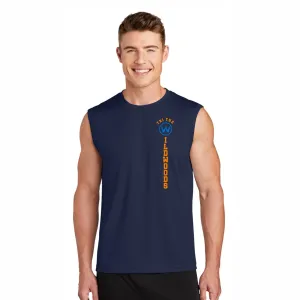 Tri the Wildwoods Men's Tech Tank -Navy- LCP