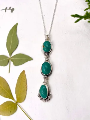 Triple Turquoise Pendulum