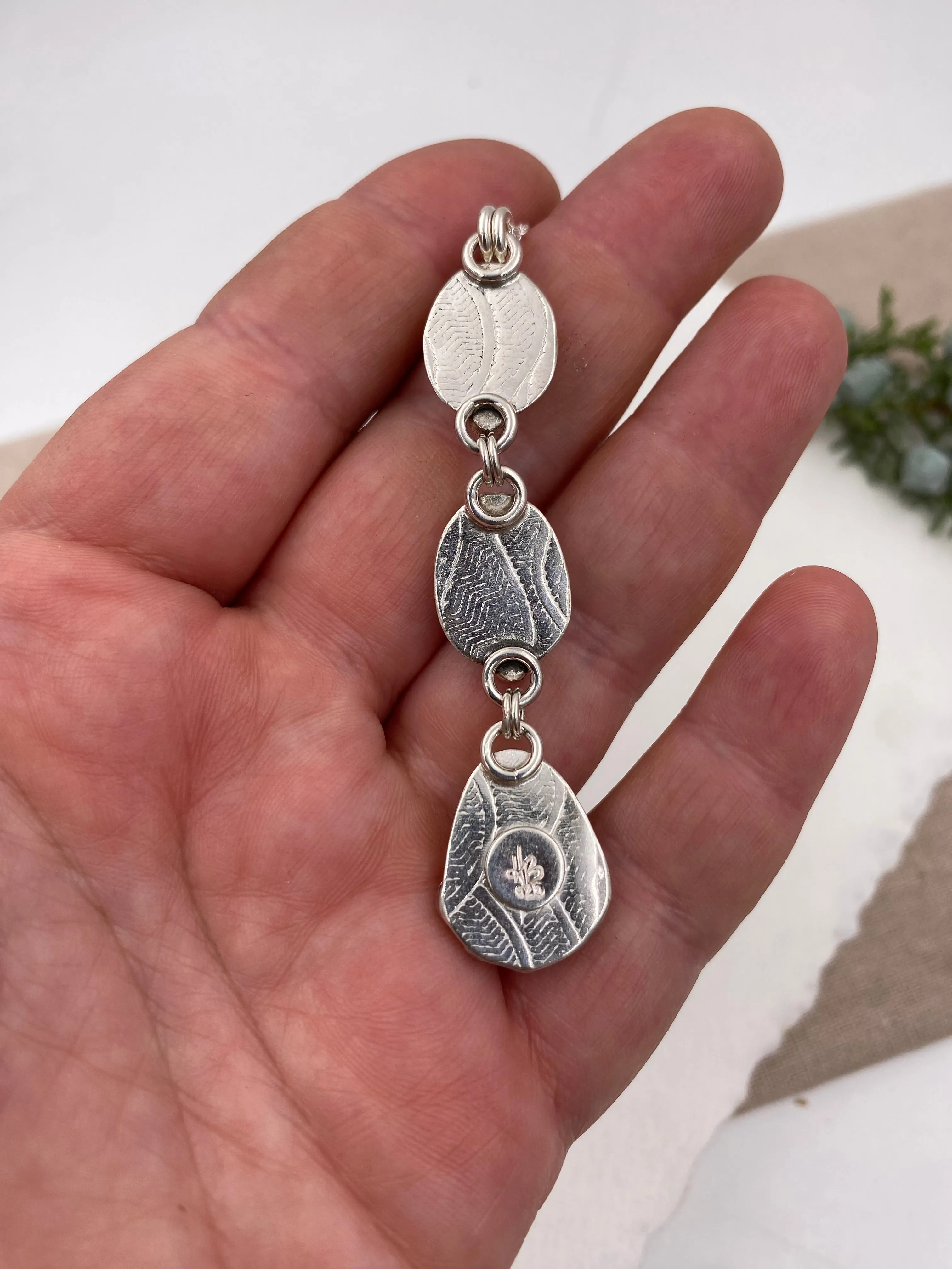 Triple Turquoise Pendulum