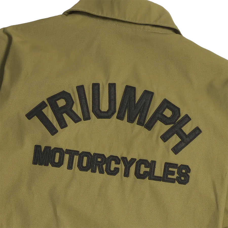 Triumph Carter Coach Jacket - Khaki/Black