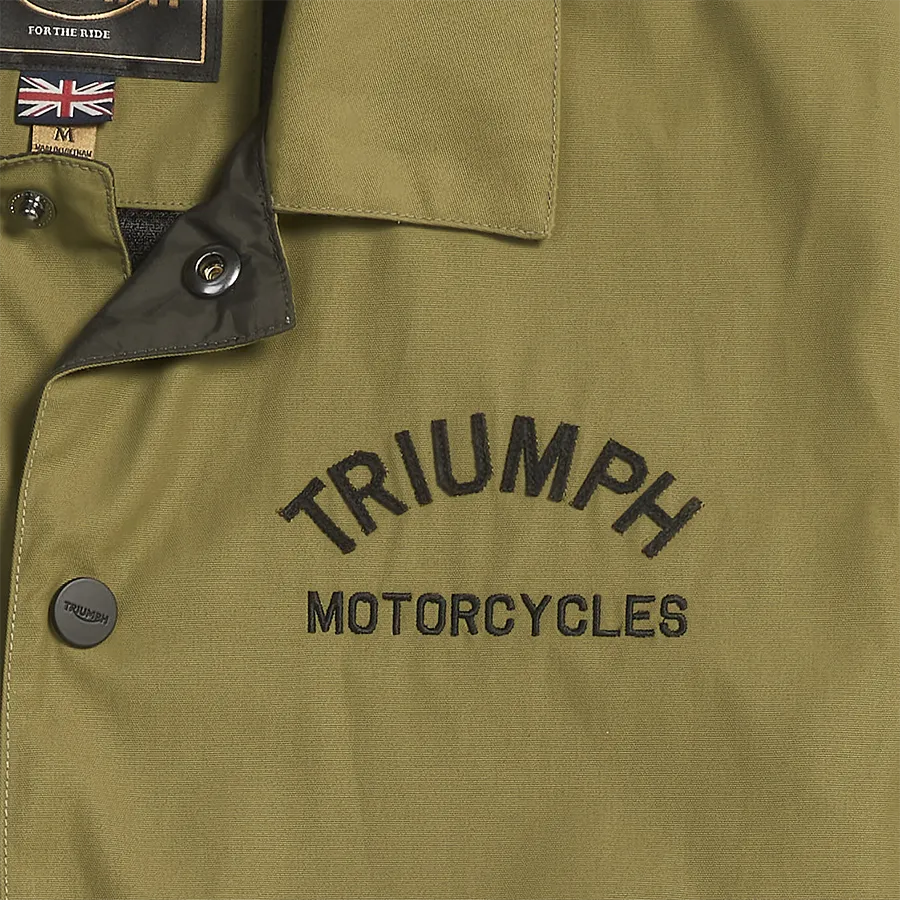 Triumph Carter Coach Jacket - Khaki/Black
