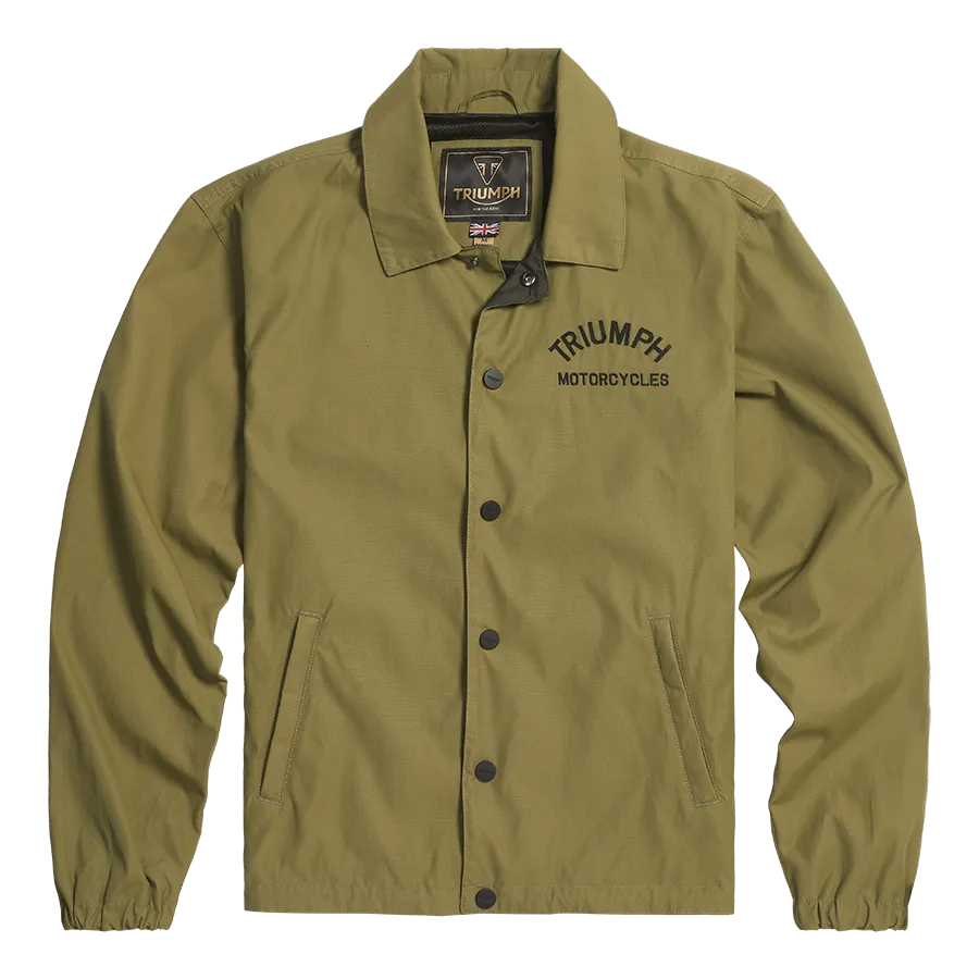 Triumph Carter Coach Jacket - Khaki/Black