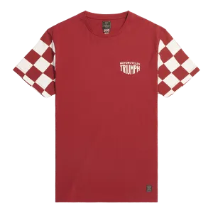 Triumph Preston T-Shirt - Red/Bone
