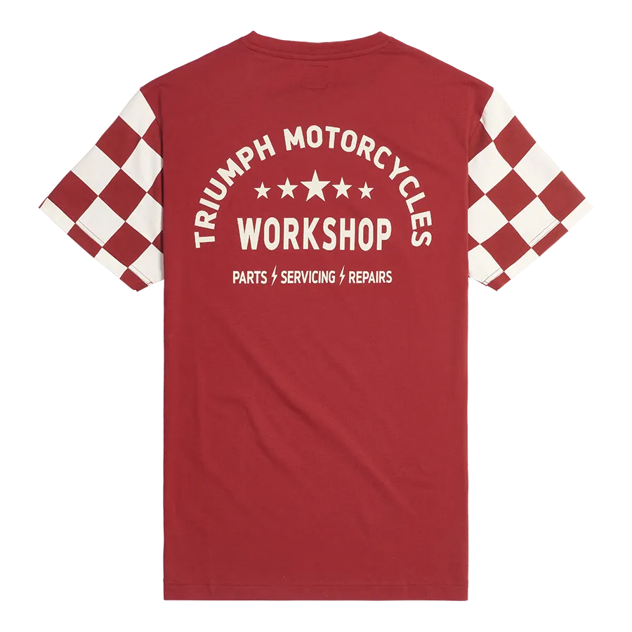 Triumph Preston T-Shirt - Red/Bone