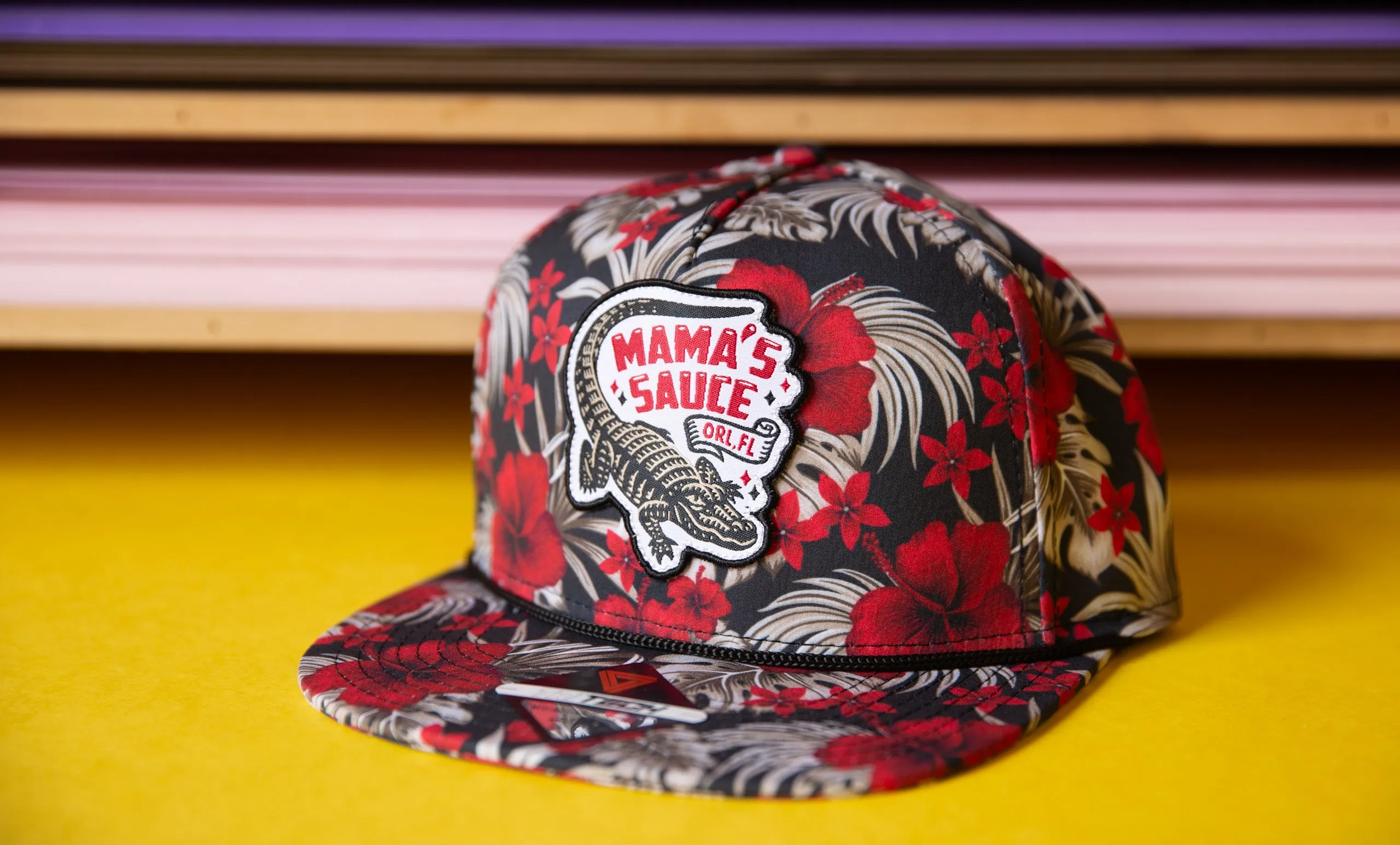Tropic Gator Red Wicking Hat
