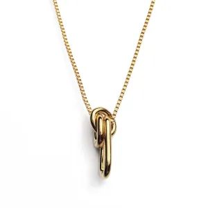 Trés Link Necklace in Gold