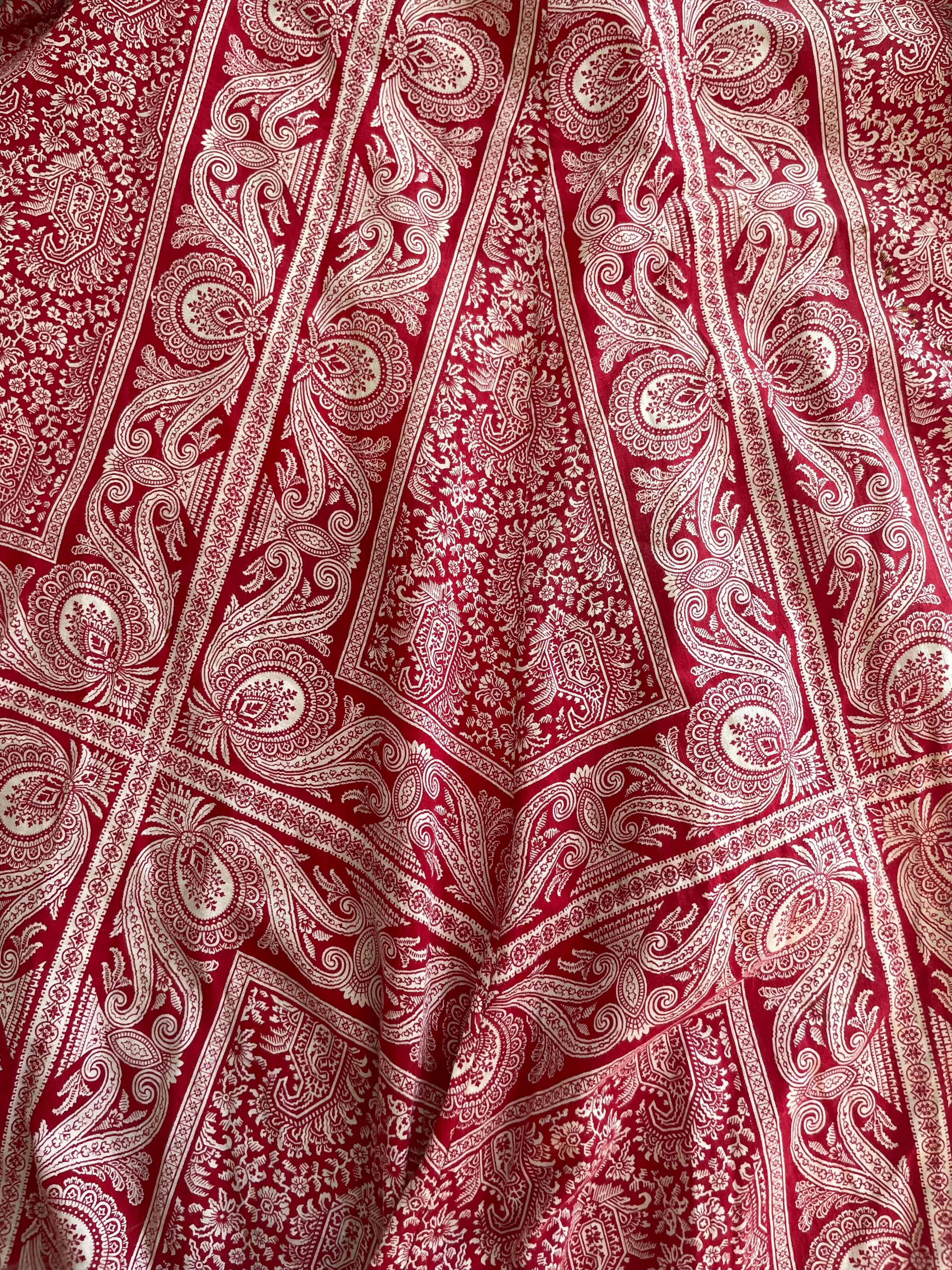 Turn Of The Century Handmade Turkey Red Playsuit