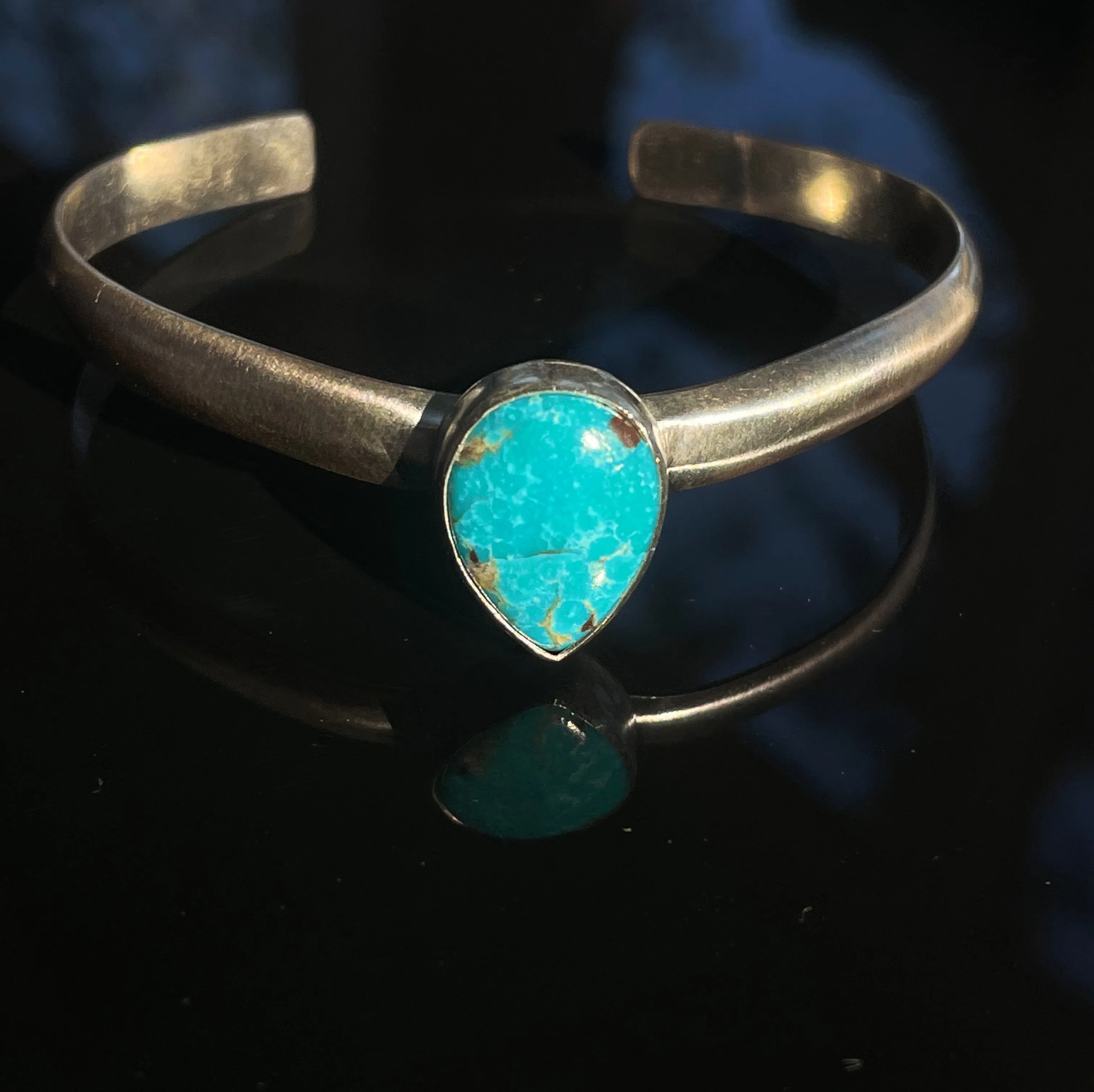 Turquoise Subtle Drop Cuff