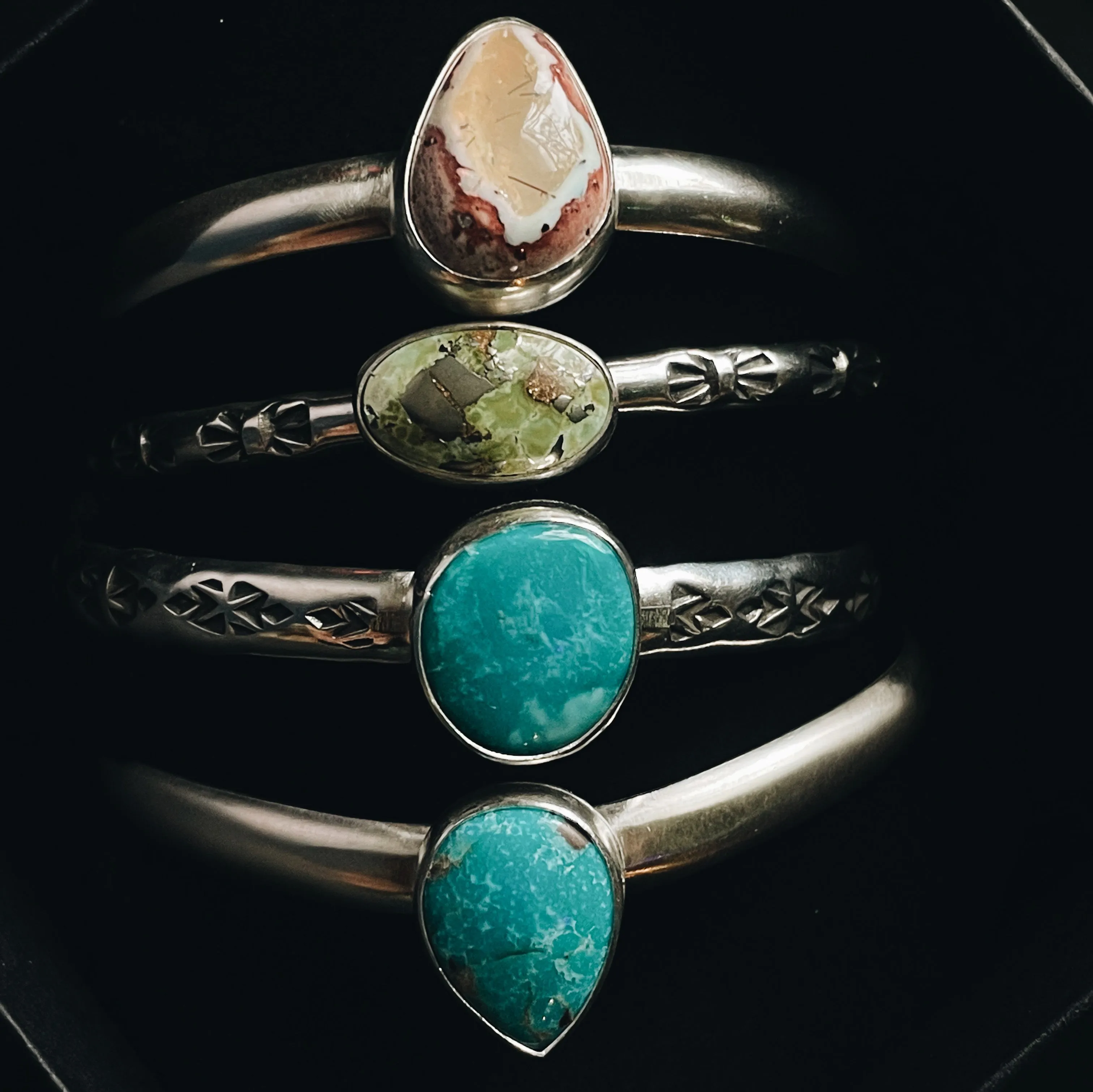 Turquoise Subtle Drop Cuff