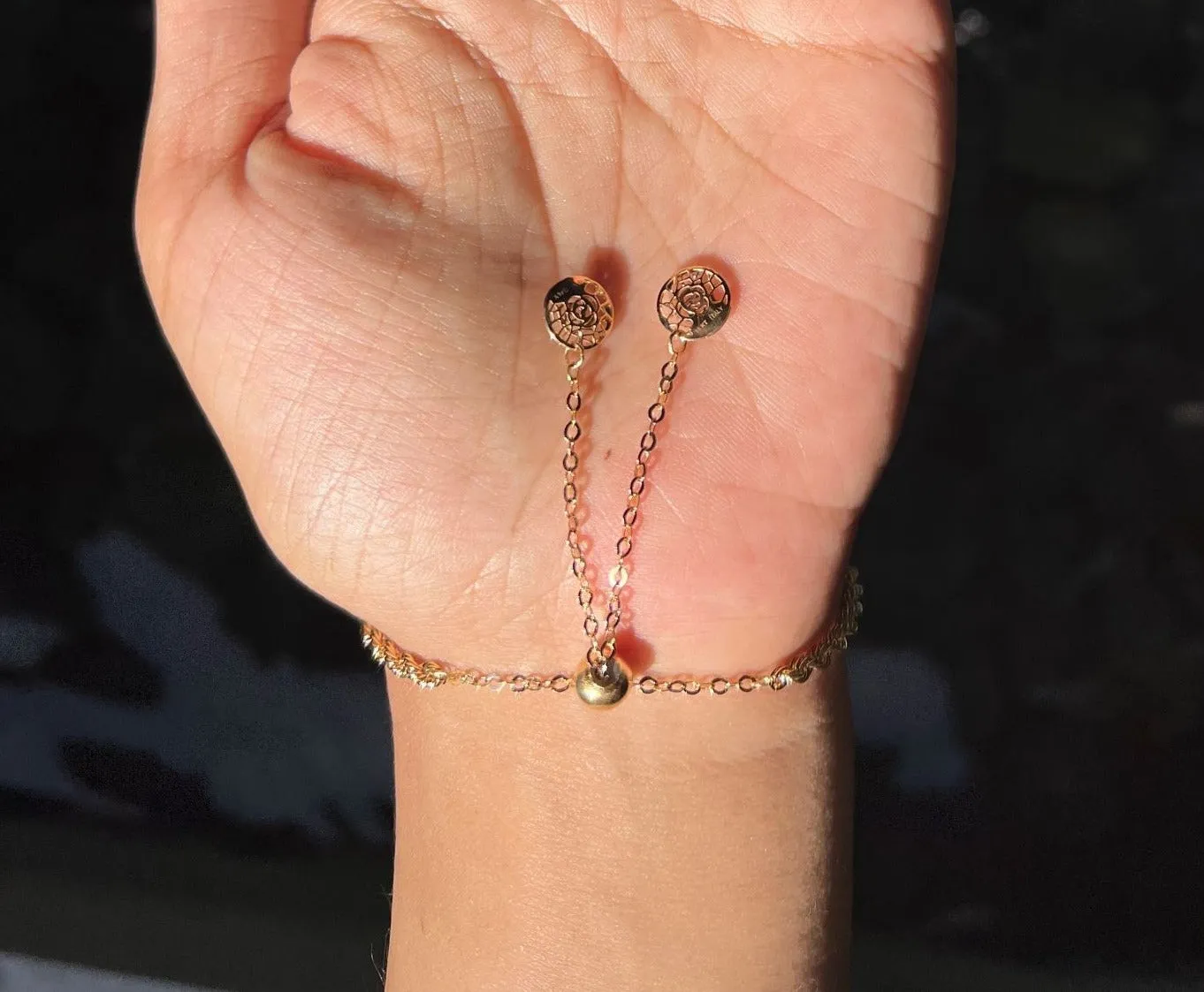 Twisted Gold Bracelet