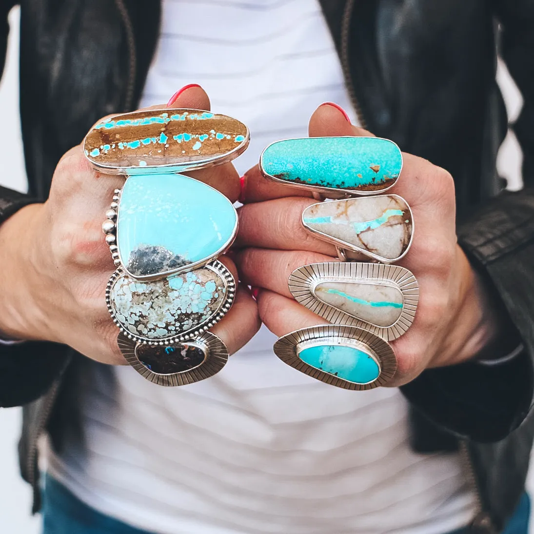 Tyrone Turquoise Ring #1 - Size 7.5