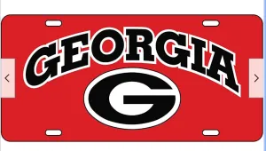 UGA Georgia Arch/Super G License Plate