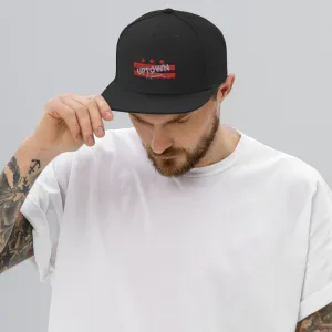 Uptown Reunion Black and Grey Logo Snapback Hat