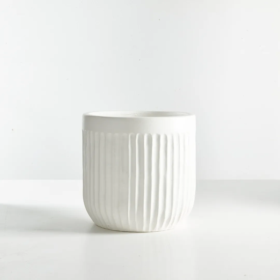 Urban Oasis Linea Pot White 250mm