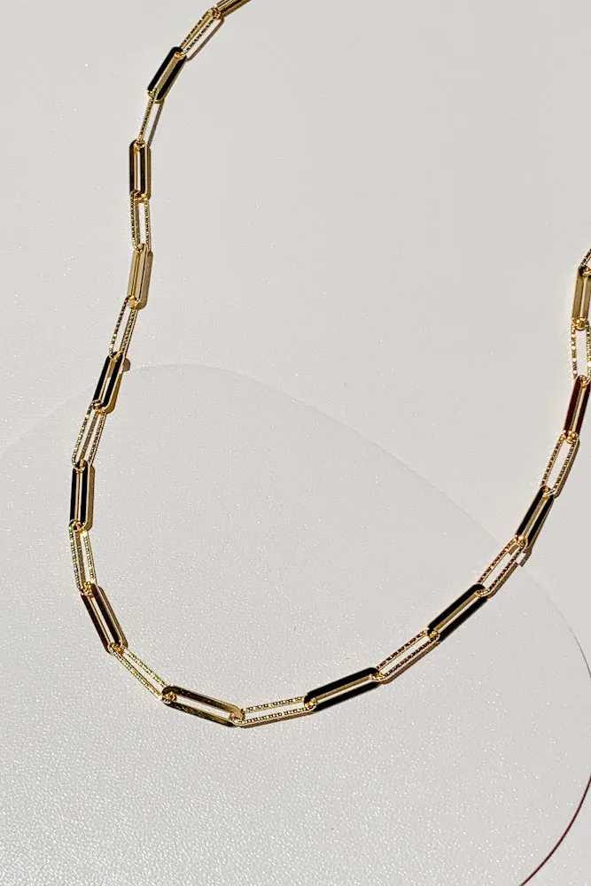 Veda Linked Chain Necklace (925 Silver)