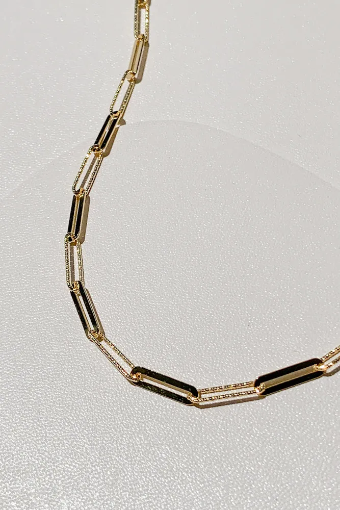 Veda Linked Chain Necklace (925 Silver)