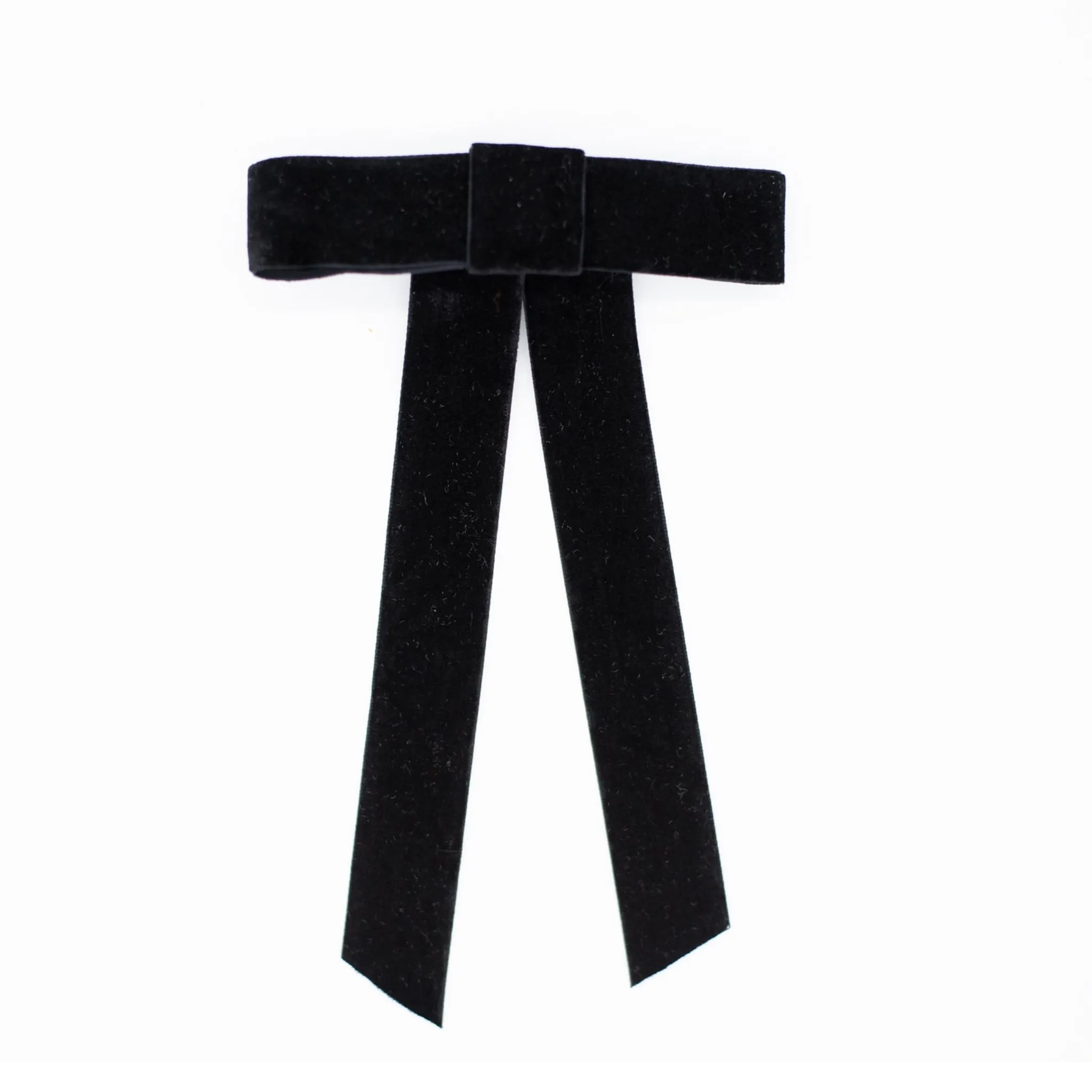 Velvet Bow Barrette