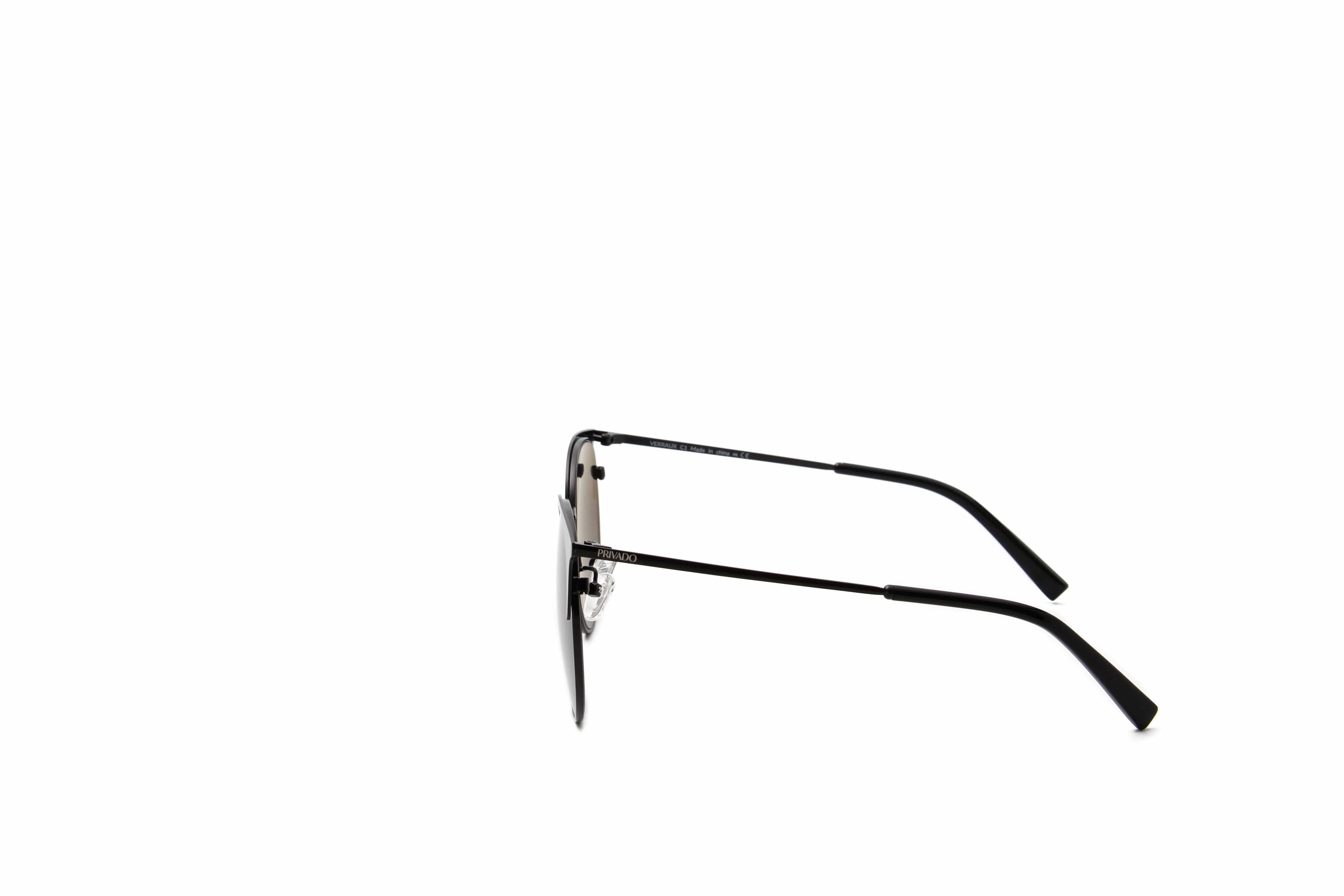 Verraux - Black Cat-Eye Sunglasses - Scratch Resistant