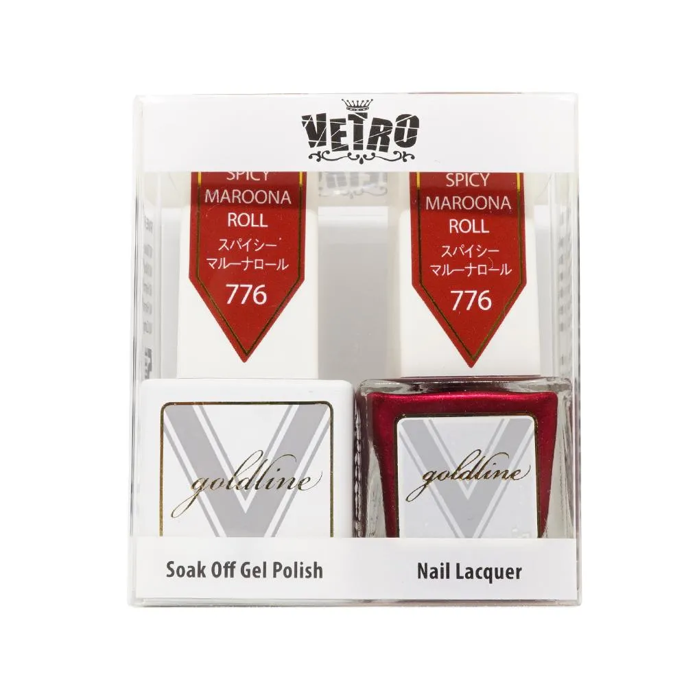 VETRO Gold Line - 776 Spicy Maroona Roll