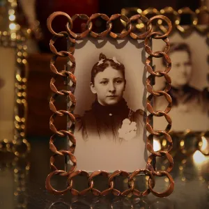 Victorian Copper Chain Frame