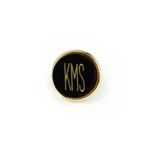 Vineyard Lapel Pin Modern Font