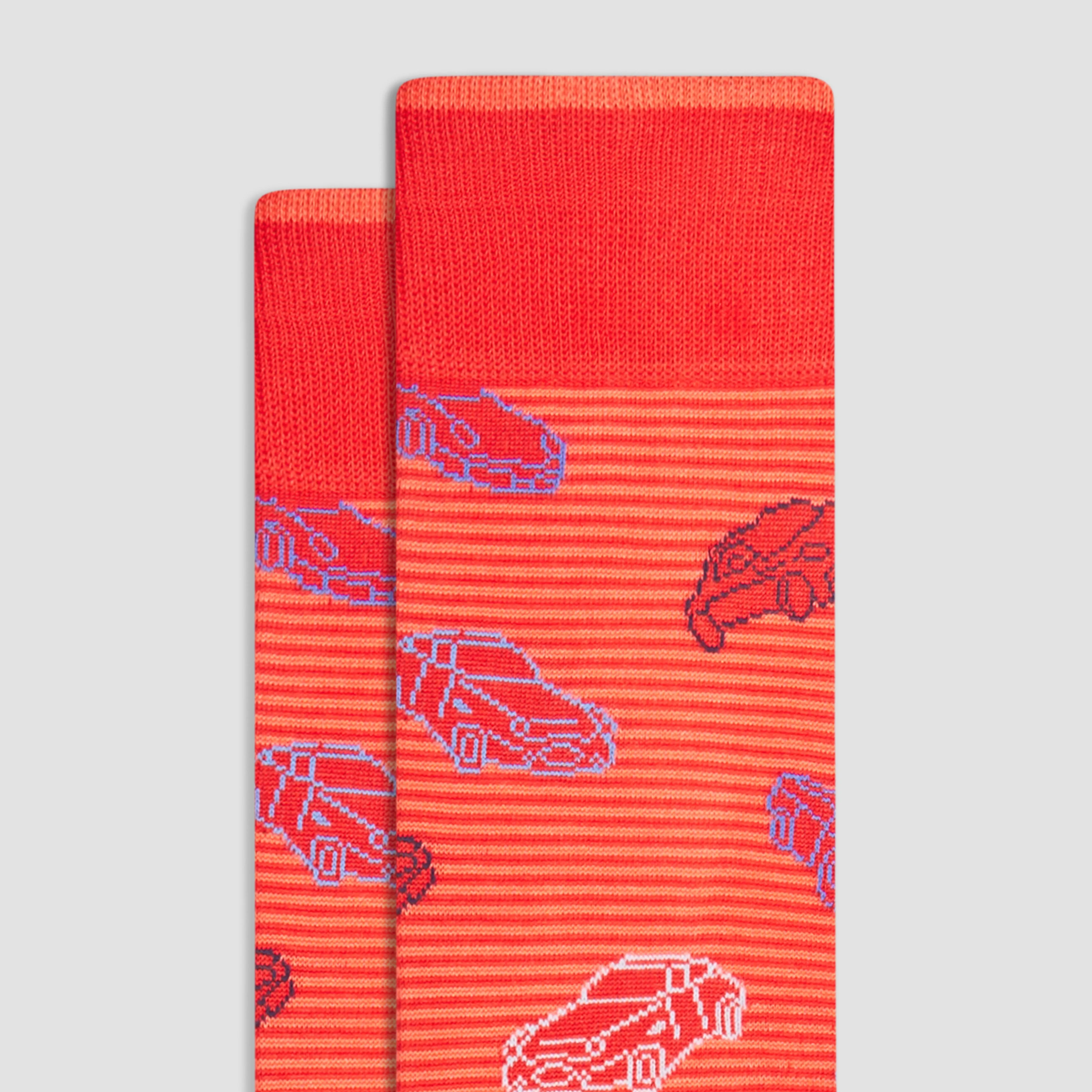 Vintage Cars Mid-Calf Socks