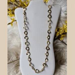 Vintage - Gold Rounded Chain Necklace