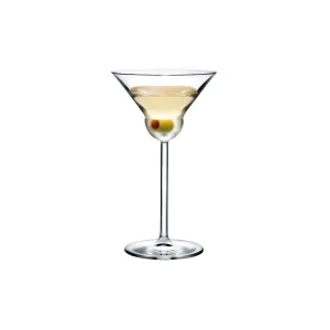 Vintage Set of 2 Martini Glasses Rounded