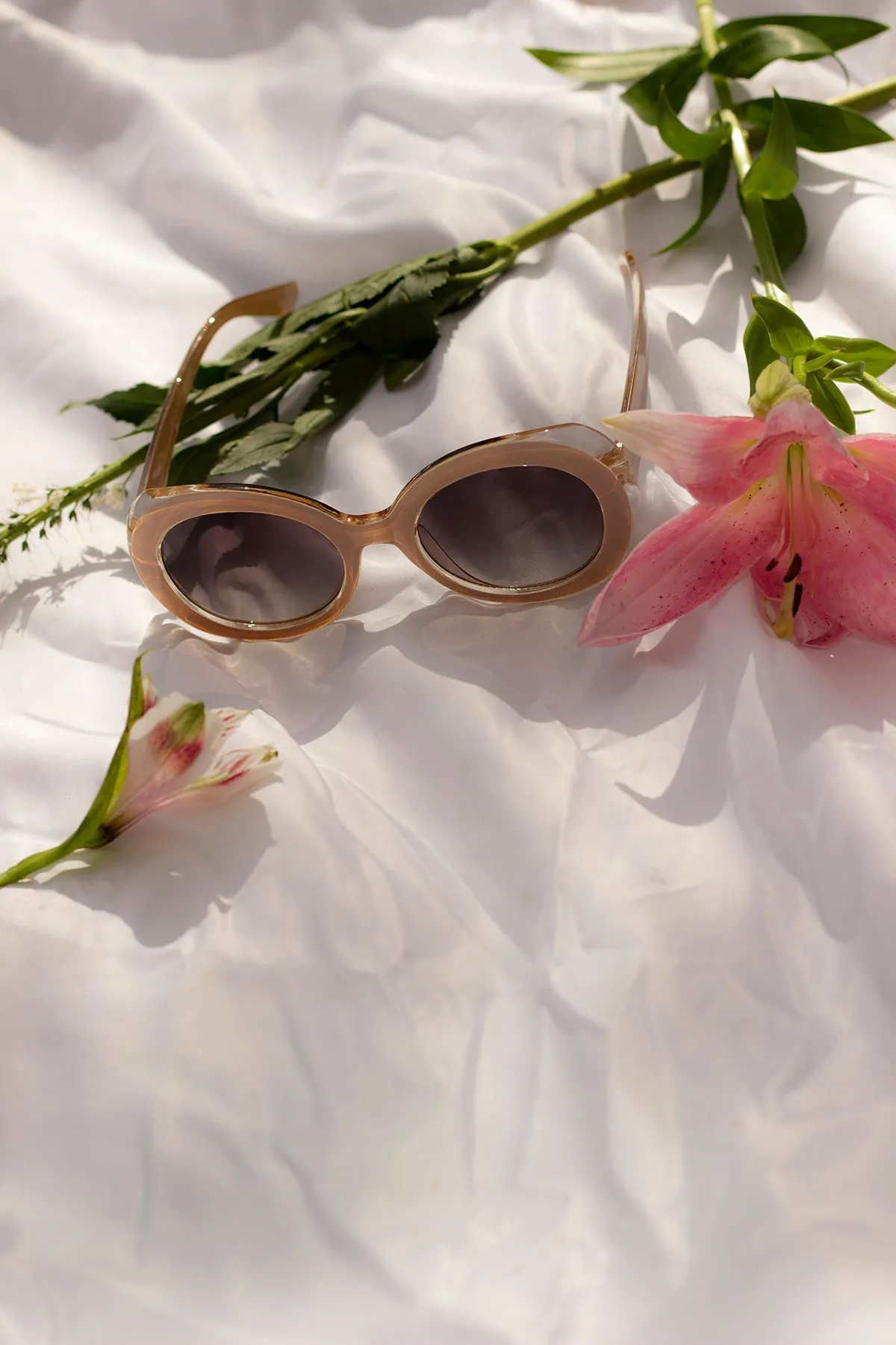 Weighted Oversize Chunky Circle Sunglasses