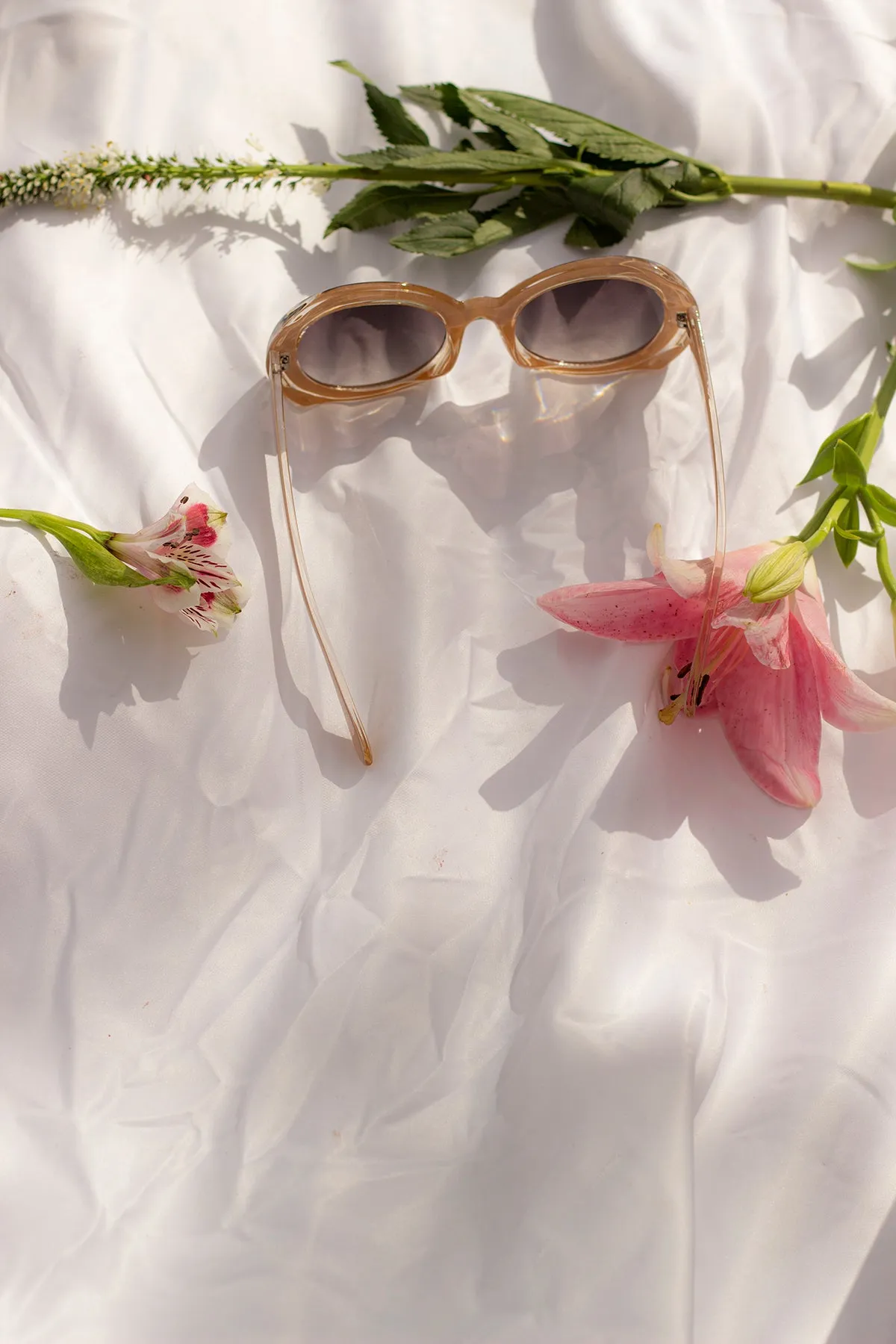 Weighted Oversize Chunky Circle Sunglasses