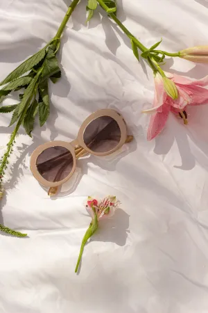 Weighted Oversize Chunky Circle Sunglasses