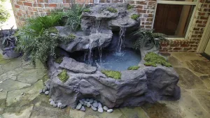 Whiskey Falls - Extra Large Patio Pond by Universal Rocks